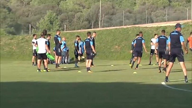 Napoli, allenamento in vista del Feyenoord