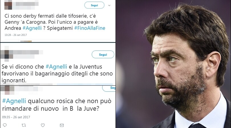 Agnelli, anti-juventini scatenati: i tifosi bianconeri si stringono attorno al presidente