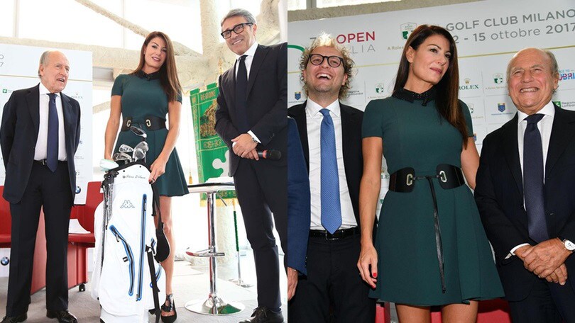 Golf, presentato l'Open d'Italia con Ilaria D'Amico