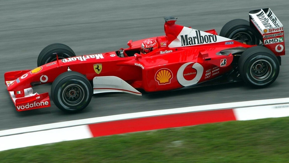 La Ferrari F2001 di Schumacher va all'asta per 4 milioni di euro