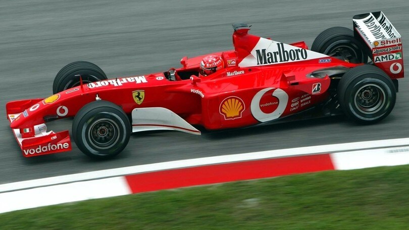 La Ferrari F2001 di Schumacher va all'asta per 4 milioni di euro