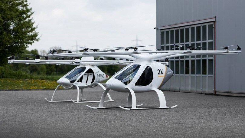 Il primo eli-taxi senza pilota si chiama Volocopter