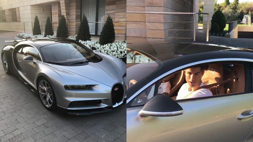 Un nuovo bolide per Ronaldo: ecco la Bugatti da 3 milioni