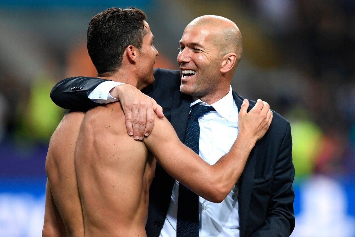 Zidane: «Cristiano Ronaldo è il migliore. Anche più di me»