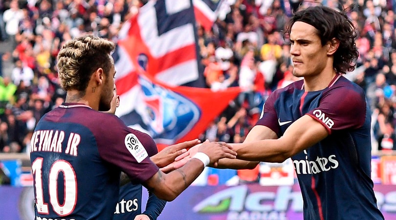 Ligue 1, Psg-Bordeaux 6-2: doppio Neymar, Cavani e Mbappé