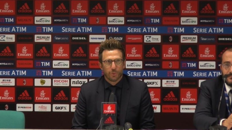 Di Francesco: "Montella? Siamo amici ma in campo è battaglia"