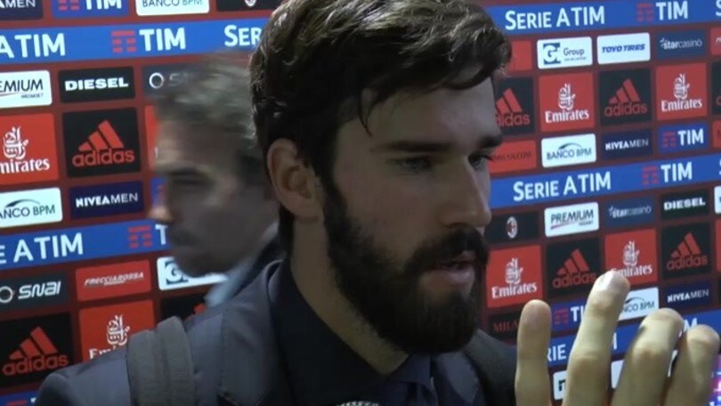 Alisson: "Donnarumma? Giovane e bravo. Sarà tra i migliori"