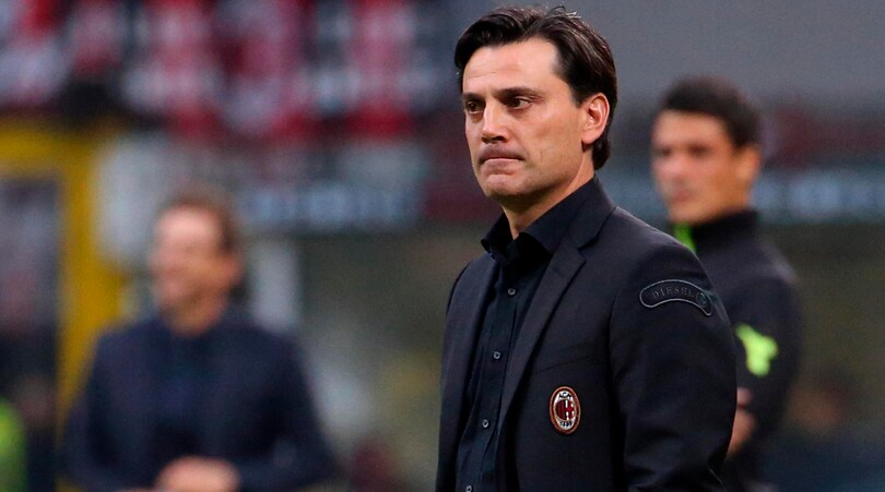Montella: «Il ko? Conosco i rischi del mestiere». Il Milan lo conferma