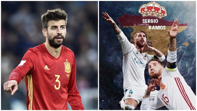 Piqué spacca la Spagna: gelo con Ramos e possibile addio