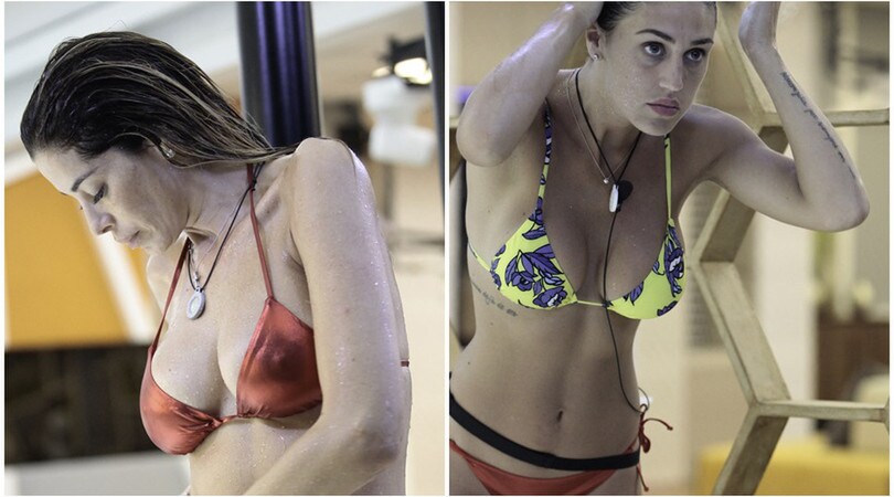 Aida Yespica e Cecilia Rodriguez: la doccia diventa bollente