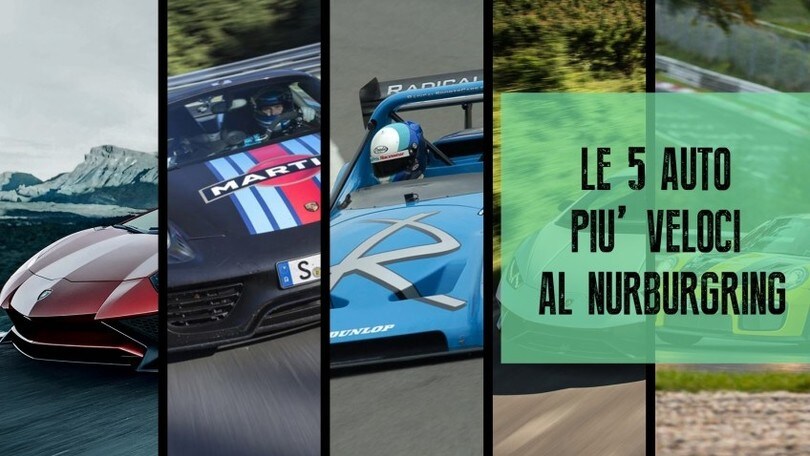 Le 5 sportive più veloci al Nurburgring