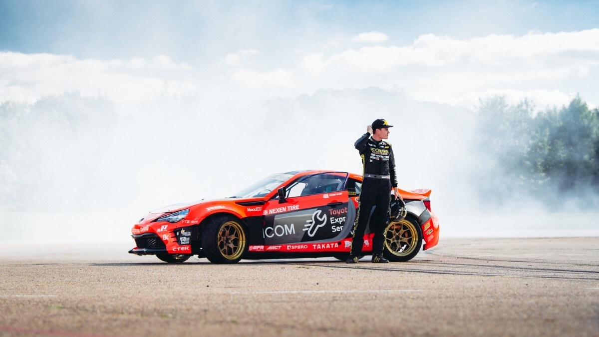 Con la Toyota GT86 il drifting che si vede anche dallo spazio