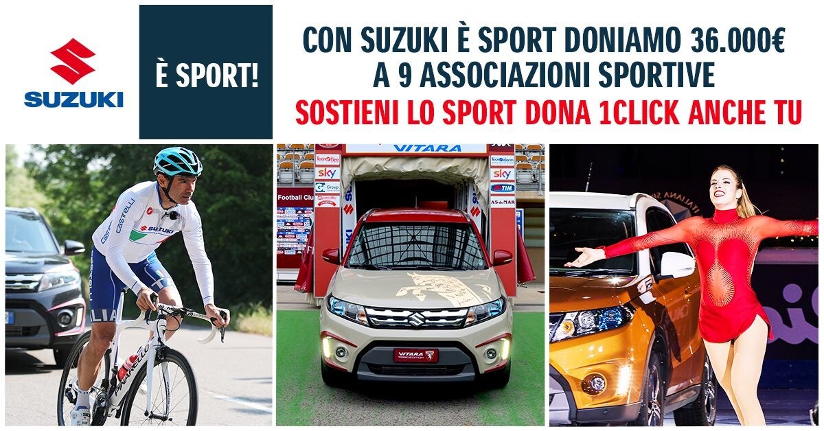 Suzuki è sport, l'iniziativa per lo sport dilettantistico