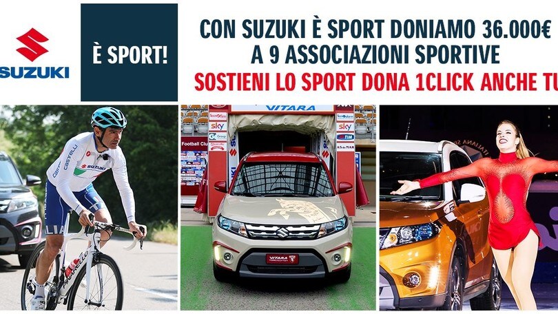 Suzuki è sport, l'iniziativa per lo sport dilettantistico