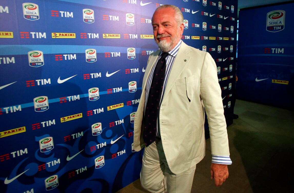 Serie A Napoli, De Laurentiis: «Scudetto? Una parola che si può pronunciare»