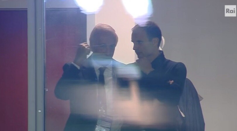 Italia-Macedonia, c'è Allegri in tribuna