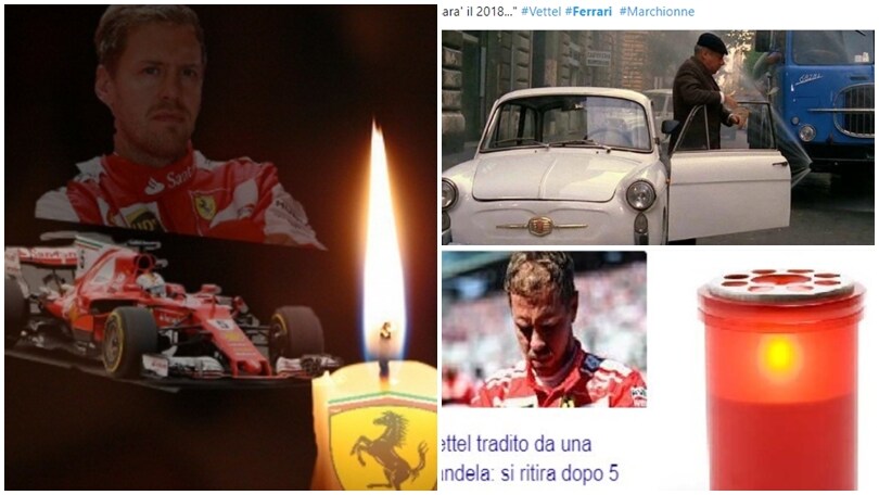 Ferrari fuori per una candela a Suzuka: i social impietosi