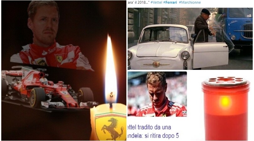 Ferrari fuori per una candela a Suzuka: i social impietosi