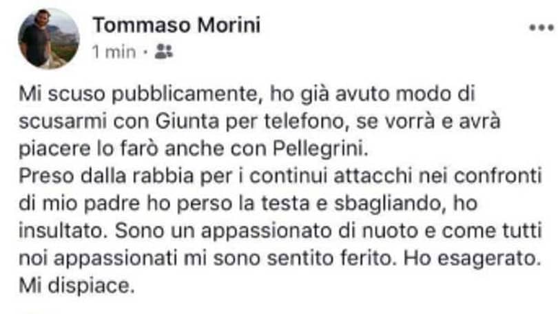 Nuoto, furia Pellegrini: «Offese sessiste da persone vicine». E Morini jr si scusa