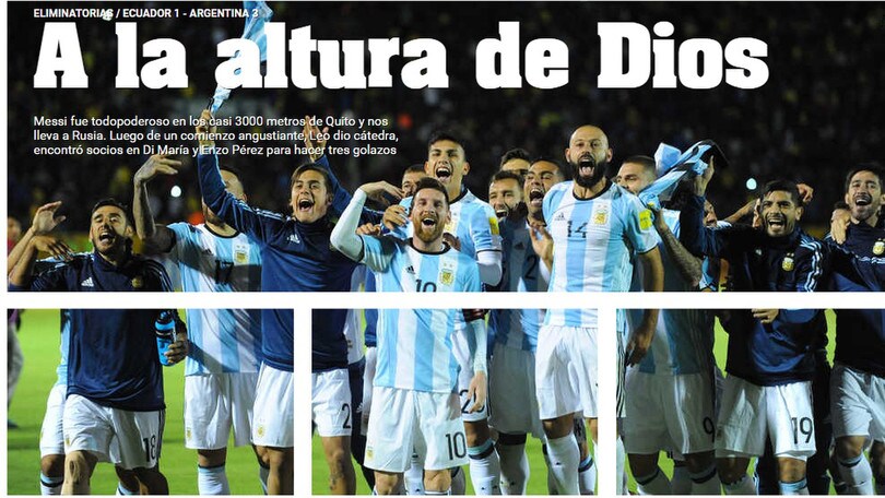 Messi "a la altura de Dios": la rassegna stampa sull'Argentina