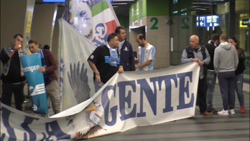 Lazio, entusiasmo tra la gente dopo Torino