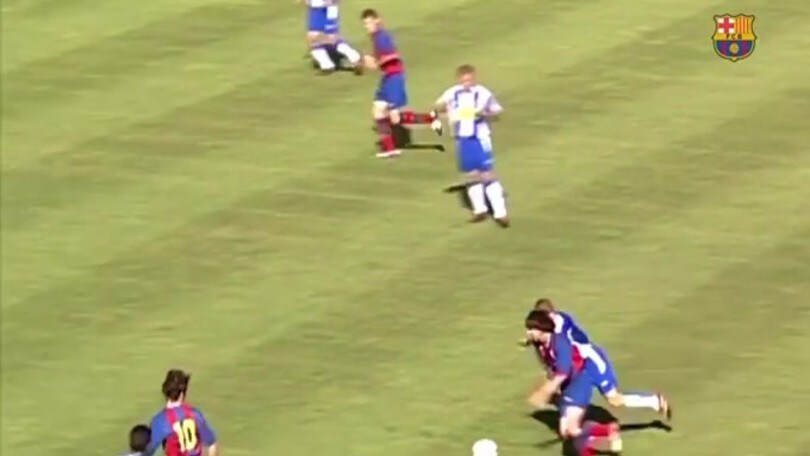 Barcellona, 13 anni di Messi: ecco le magie inedite