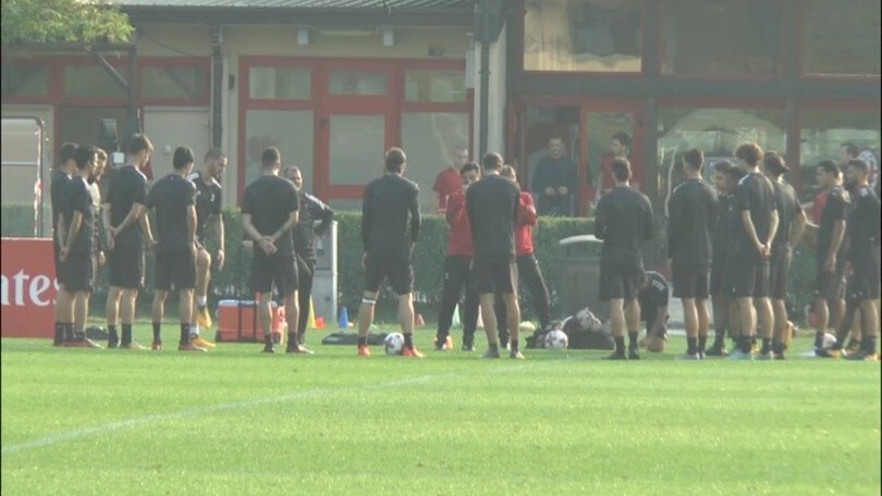 Europa League: allenamento a Milanello per i rossoneri