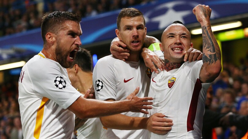 Champions League, Chelsea-Roma 3-3: Dzeko-show, un punto d'oro