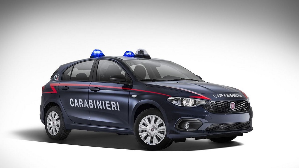 Anche la Fiat Tipo entra nell'Arma dei Carabinieri