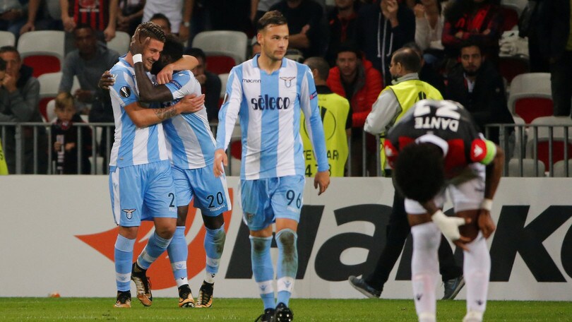 Europa League Nizza-Lazio 1-3, il tabellino