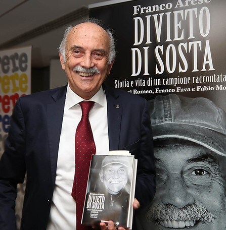 Franco Arese è in 'Divieto di Sosta'. Questo il libro che racconta la sua vita