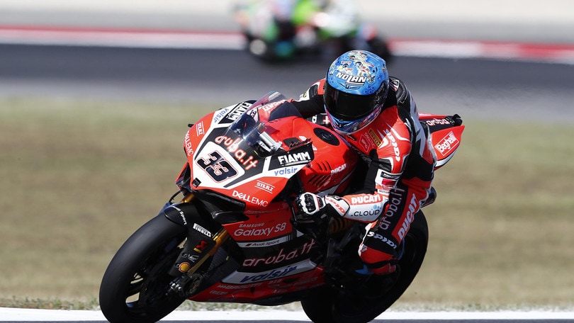 SBK Ducati, Melandri: «Grande lavoro, sono contento»