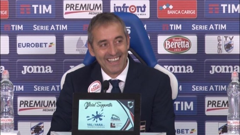 Giampaolo: "Record che fa piacere..ma è andata anche bene"