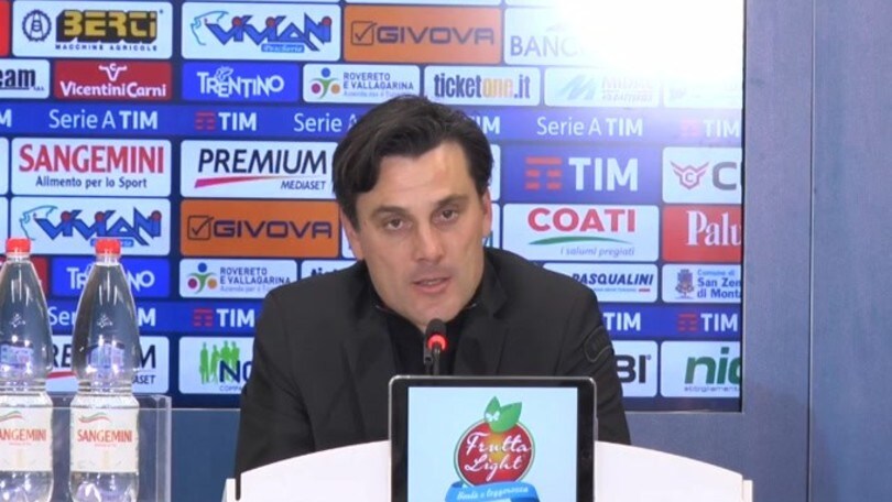 Montella: "La società è vicina"