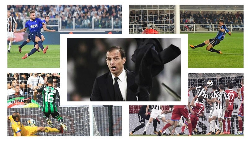 Juve, ecco i sei gol che non ha digerito Allegri