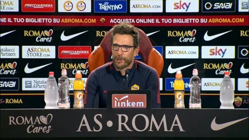 Di Francesco: "Mio figlio? Non mi dice mai se gioca o meno.."