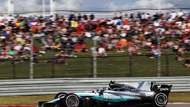 F1 Messico: prime libere per Bottas, quinto a Vettel