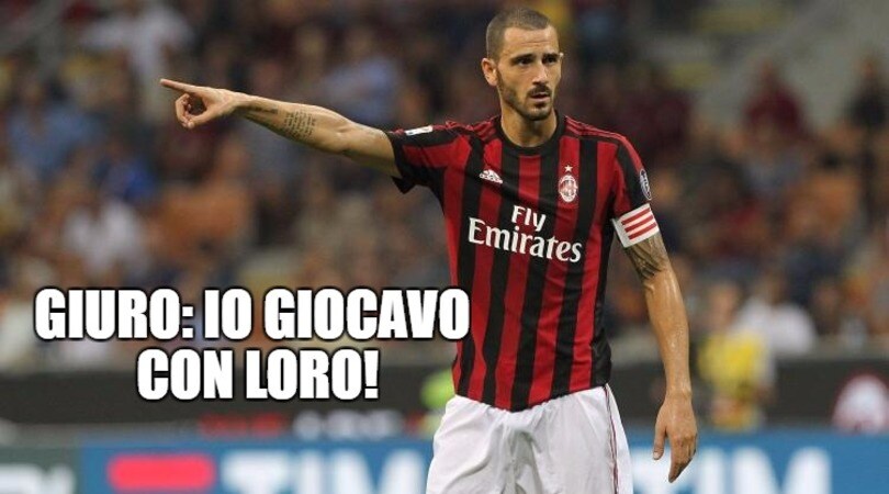 Milan-Juventus, i social non risparmiano Bonucci