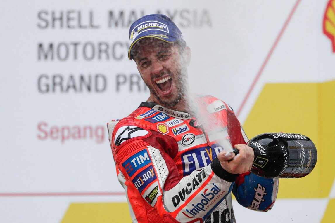 MotoGp Malesia, Dovizioso: «Sono uno sportivo, non ho chiesto aiuti»