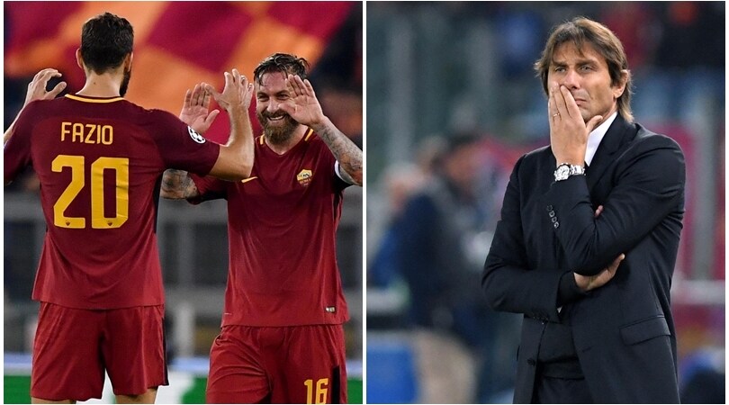 La Roma travolge il Chelsea e umilia Conte, solo pari per Atletico e Barcellona