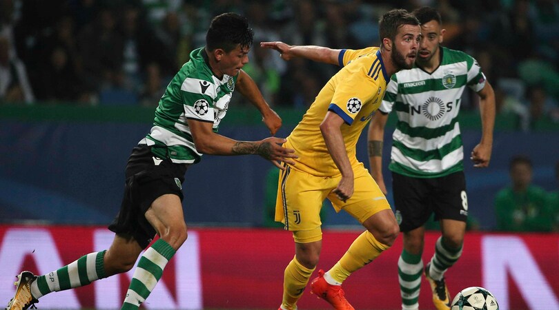 Sporting-Juventus, Pjanic: «La cosa positiva è che non abbiamo perso»