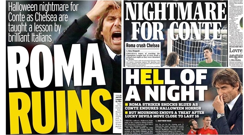 La stampa inglese demolisce Conte: «Chelsea, rovine romane»