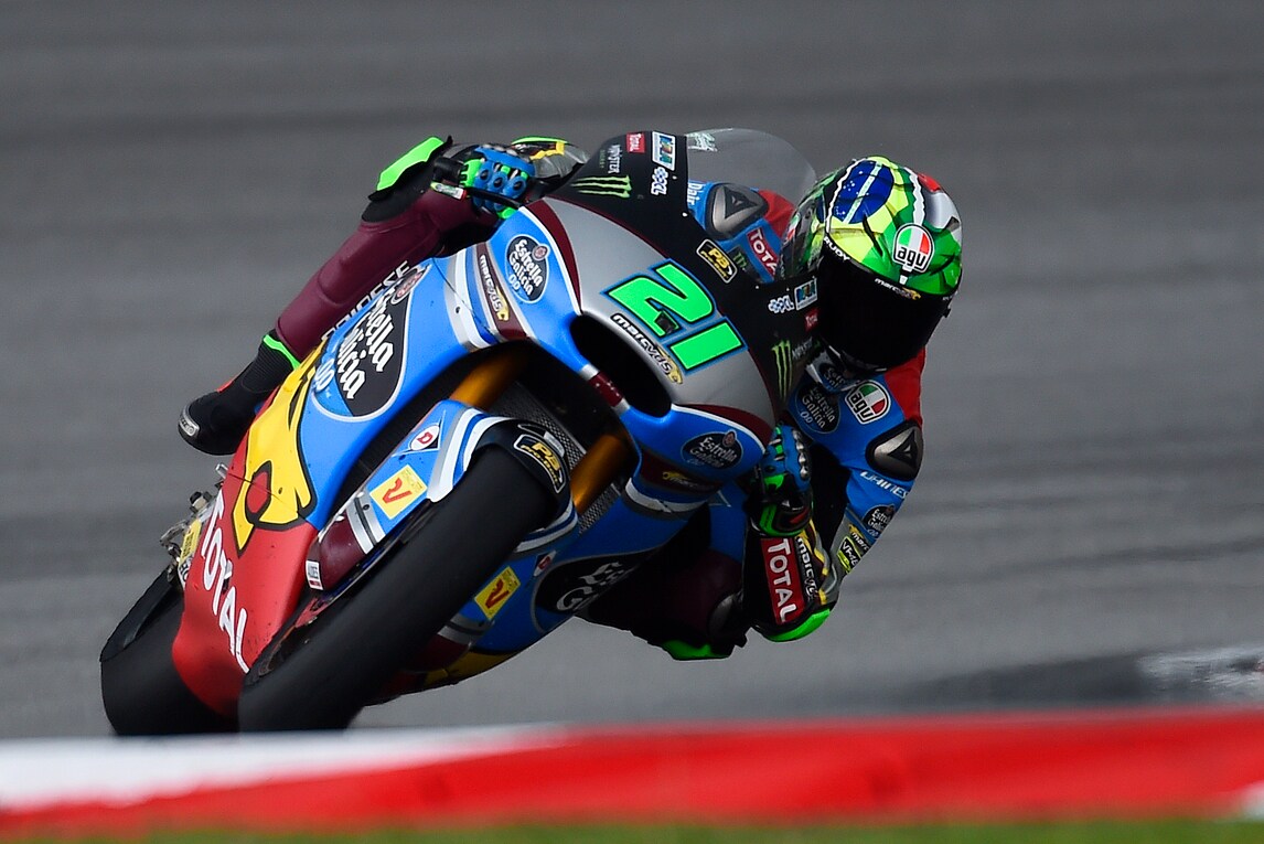 Moto2 Estrella Galicia, Morbidelli: «Rossi è leggenda, imparerò da lui»