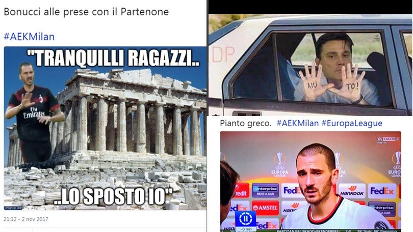 Milan, solo 0-0 con l'Aek Atene: quante ironie sul web!