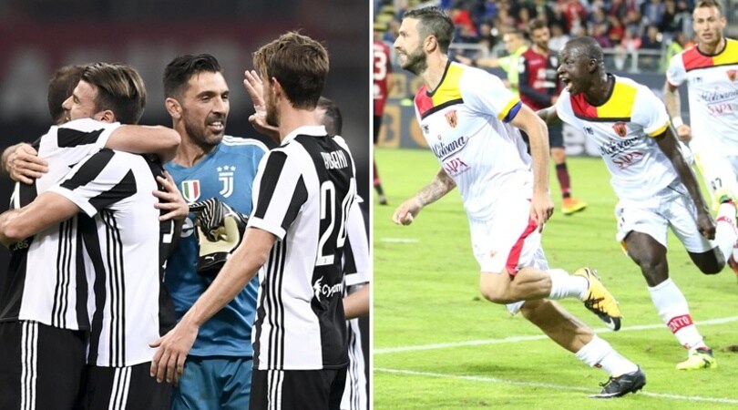 Juventus contro Benevento: è la prima volta nella storia!