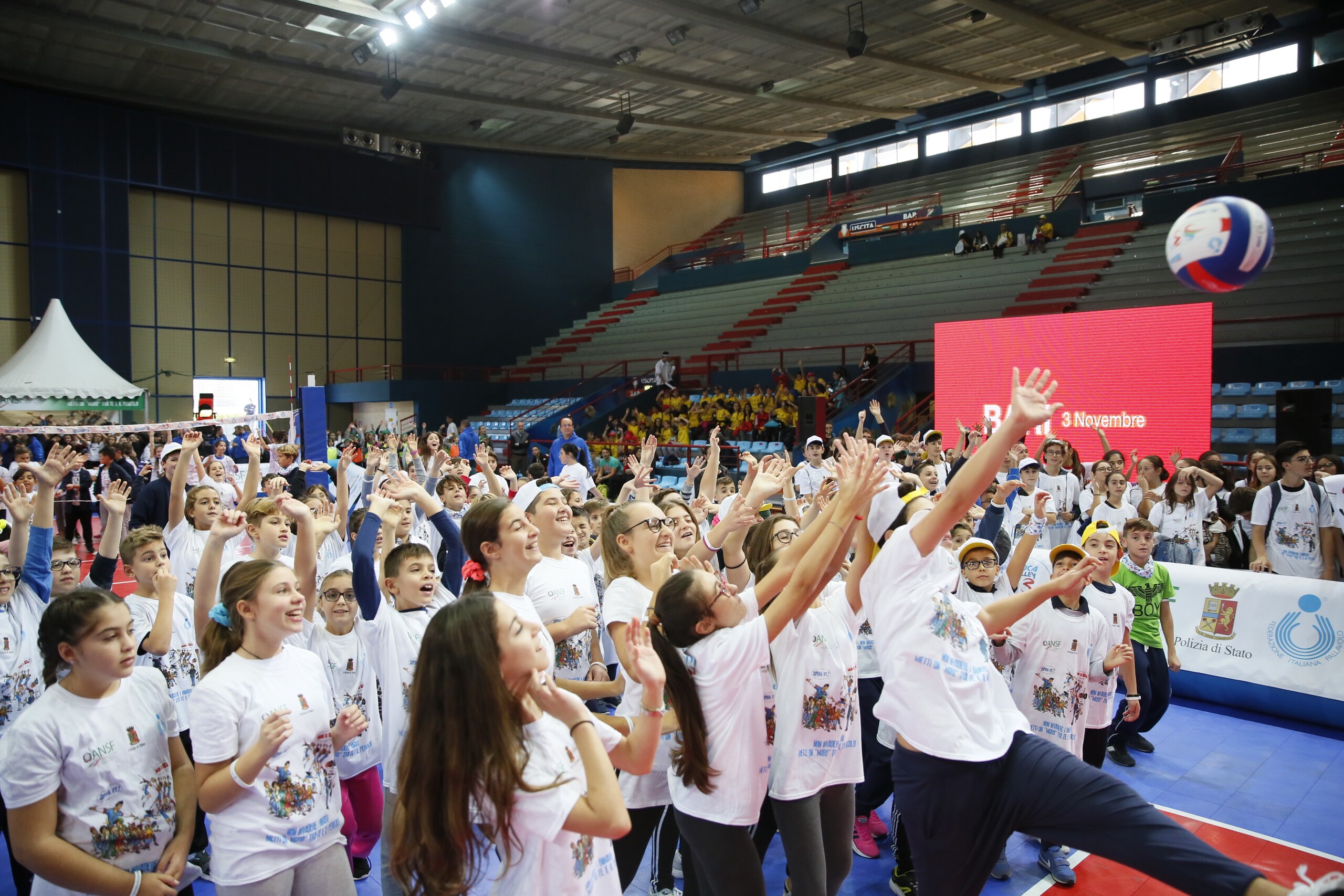 Volley: Una festa per 2500 la tappa  “Gioca Volley S3… in sicurezza” di Bari