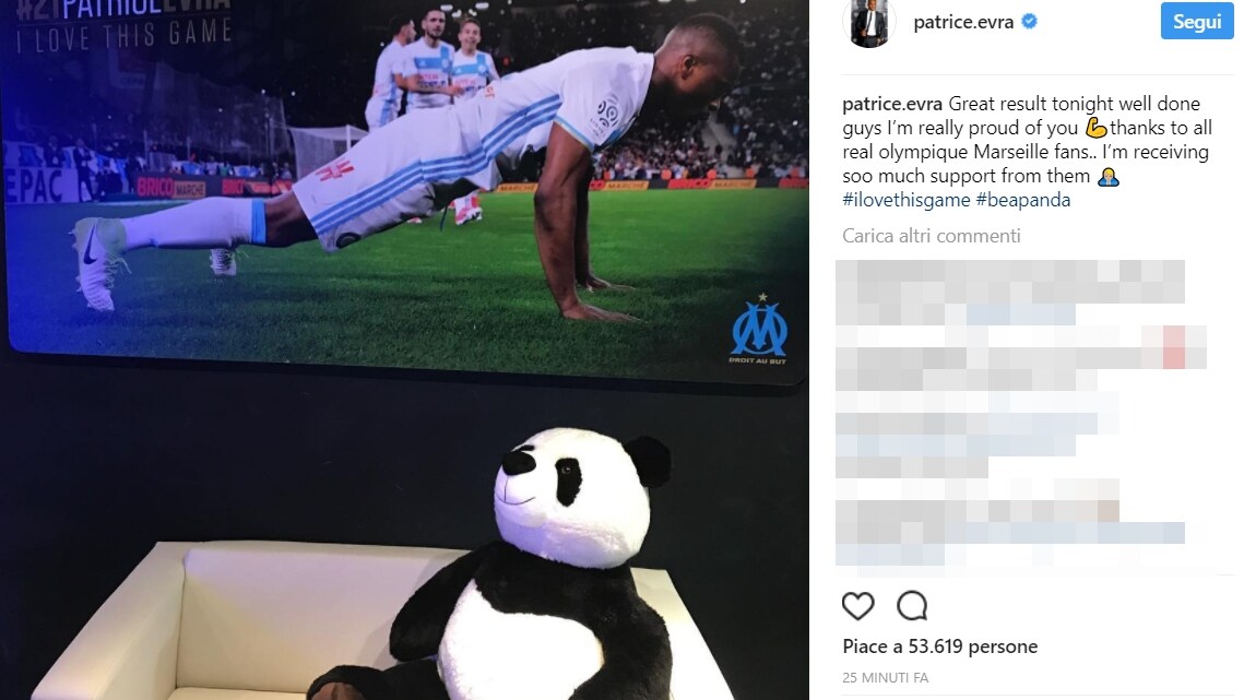 Evra fa finta di niente: «Bravi ragazzi». Dani Alves: «Sei il migliore»