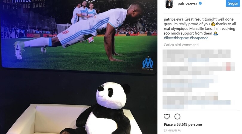 Evra fa finta di niente: «Bravi ragazzi». Dani Alves: «Sei il migliore»