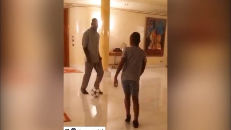 Seedorf, che numeri con suo figlio