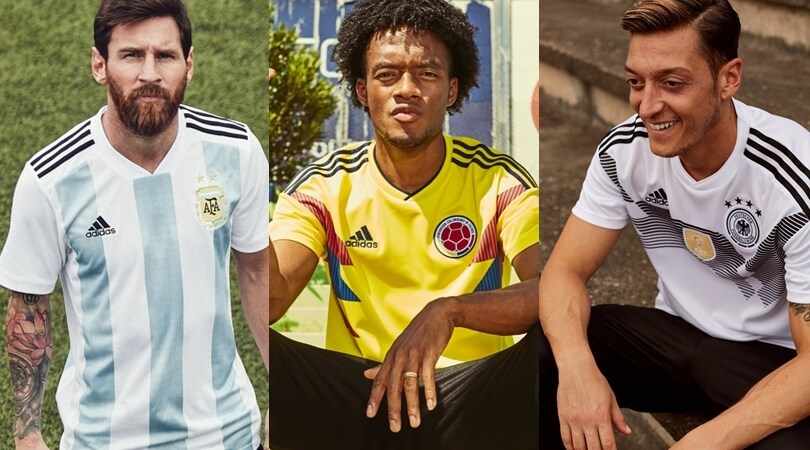 Mondiali 2018, svelate le maglie delle nazionali